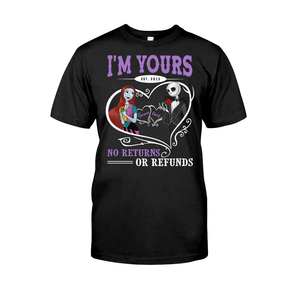 Personalized I'm Yours No Returns Nightmare T-Shirt & Hoodie Gift