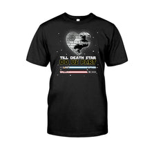 Load image into Gallery viewer, Personalized Till Death Star Do Us Part Couple T-shirt &amp; Hoodie Gift
