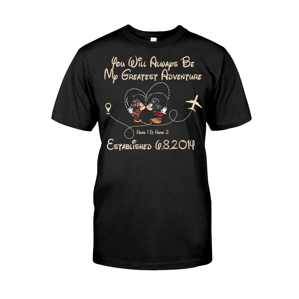 Personalized Couple Mouse T-shirt & Hoodie Gift for Valentine’s Day