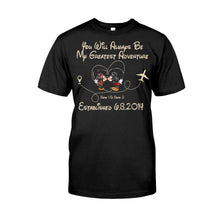 Load image into Gallery viewer, Personalized Couple Mouse T-shirt &amp; Hoodie Gift for Valentine’s Day
