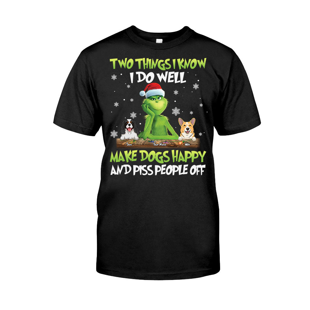 Personalized Grinch Christmas T-Shirt & Hoodie Gift for Dog Lovers