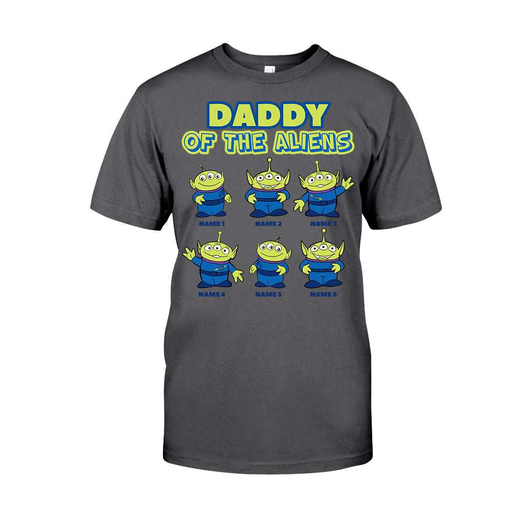 Personalized Daddy Of The Aliens T-Shirt & Hoodie Gift for Dad