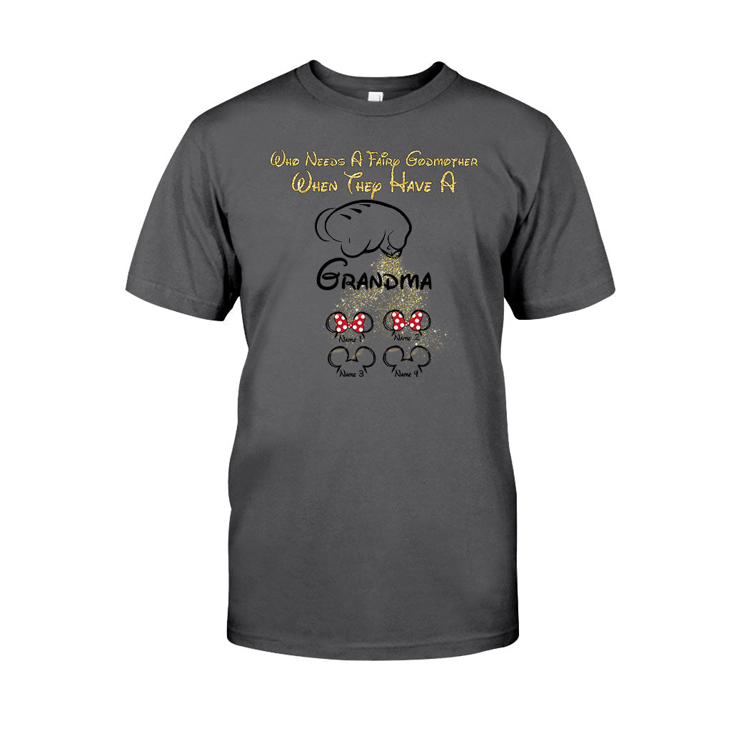Personalized Mother's Day T-shirt & Hoodie with Custom Names for Grandma
