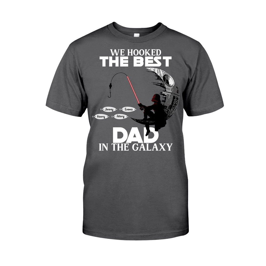 Personalized Fishing T-Shirt & Hoodie for Dad with Custom Names