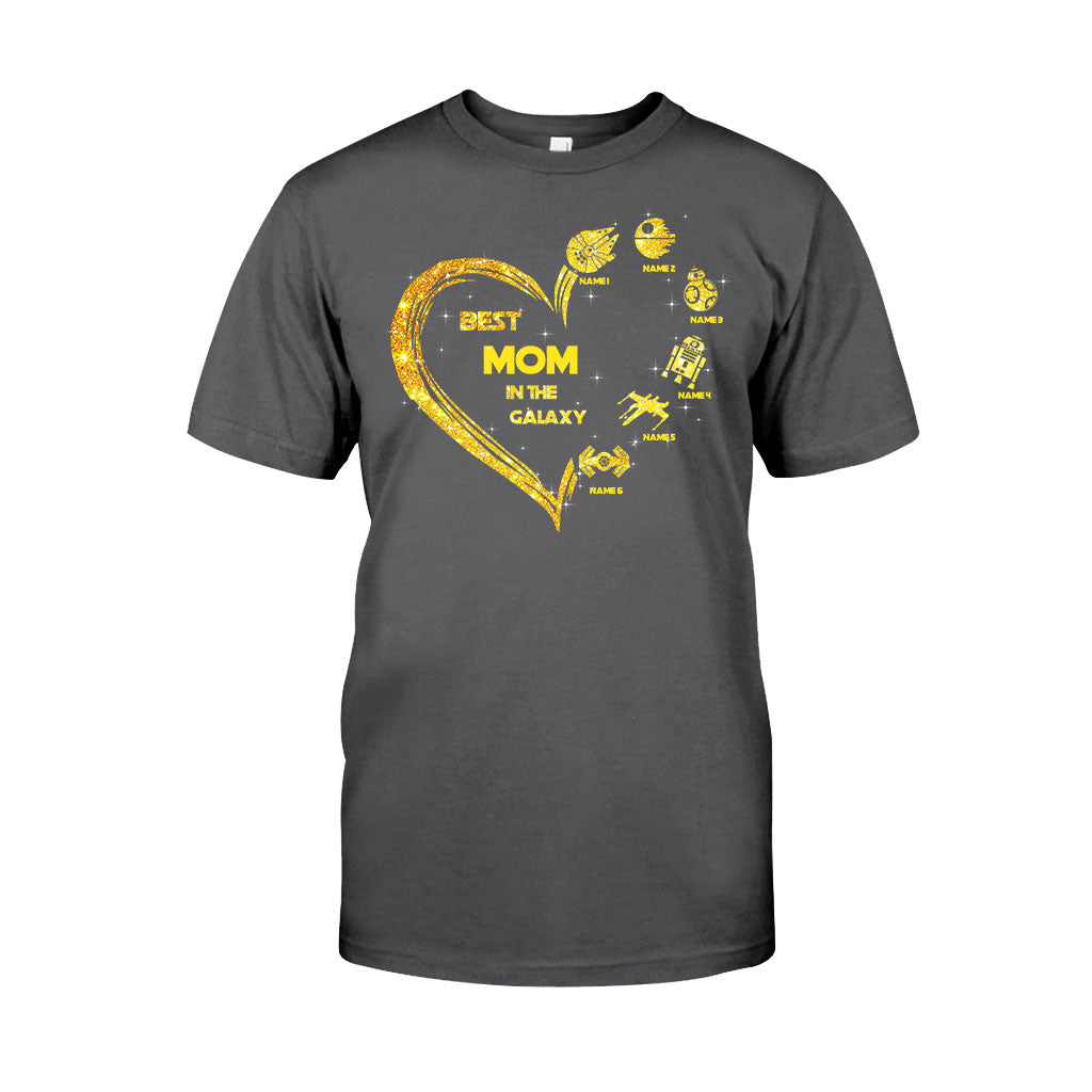 Personalized Best Mom in the Galaxy T-shirt & Hoodie Gift