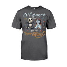 Load image into Gallery viewer, Personalized Couple T-Shirt &amp; Hoodie Nightmare Gift for Anniversary
