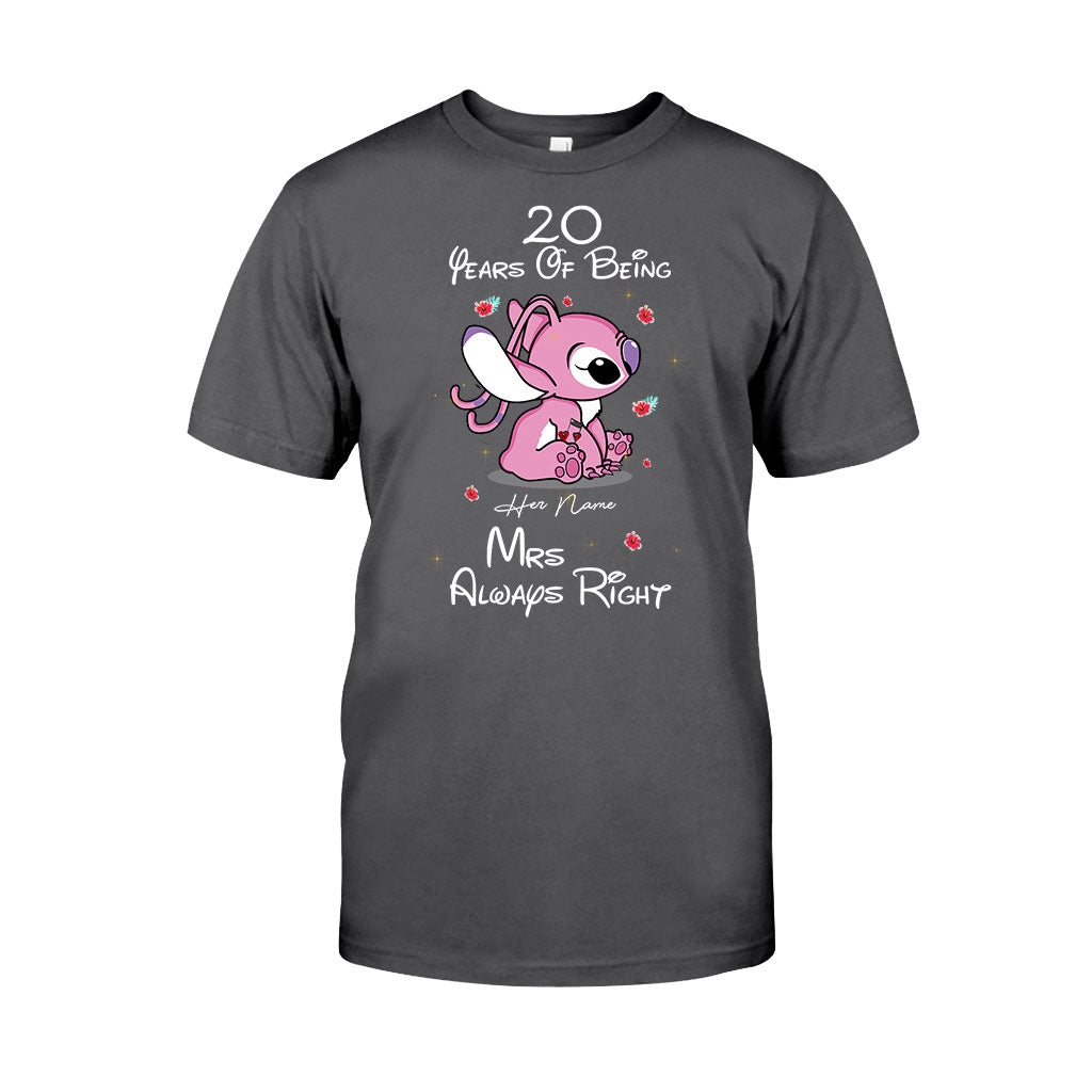 Personalized Couple T-shirt & Hoodie His & Hers Ohana Gift