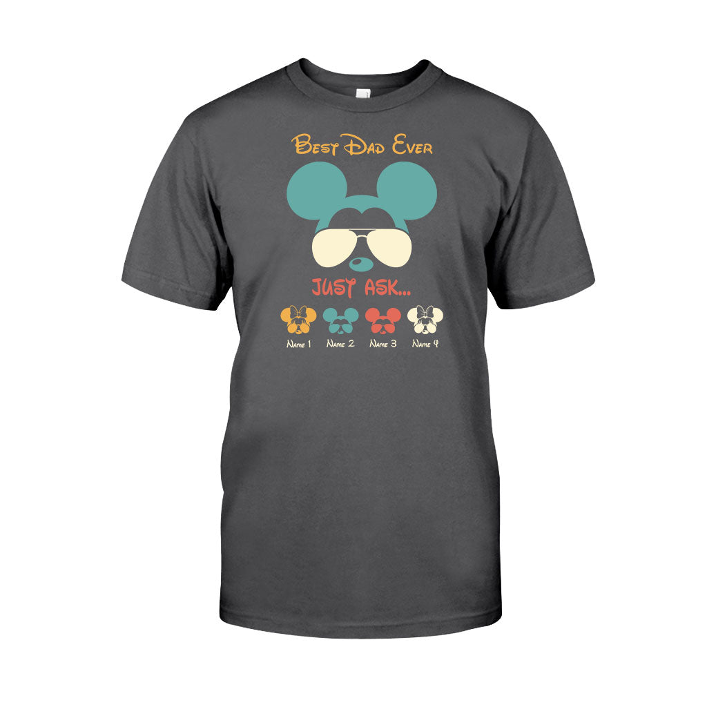 Personalized Father's Day Mouse T-Shirt & Hoodie Gift for Dad