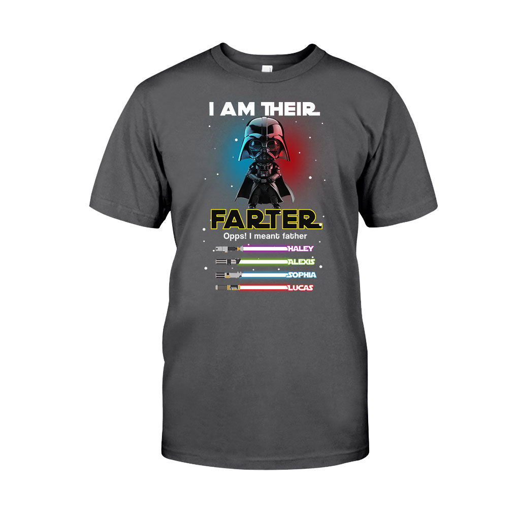 Personalized Father's Day T-shirt & Hoodie Custom Family Names Gift for Dad