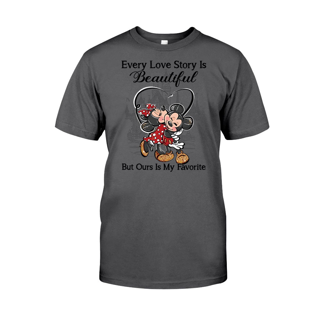 Personalized Love Story Mouse T-Shirt & Hoodie Gift for Couples
