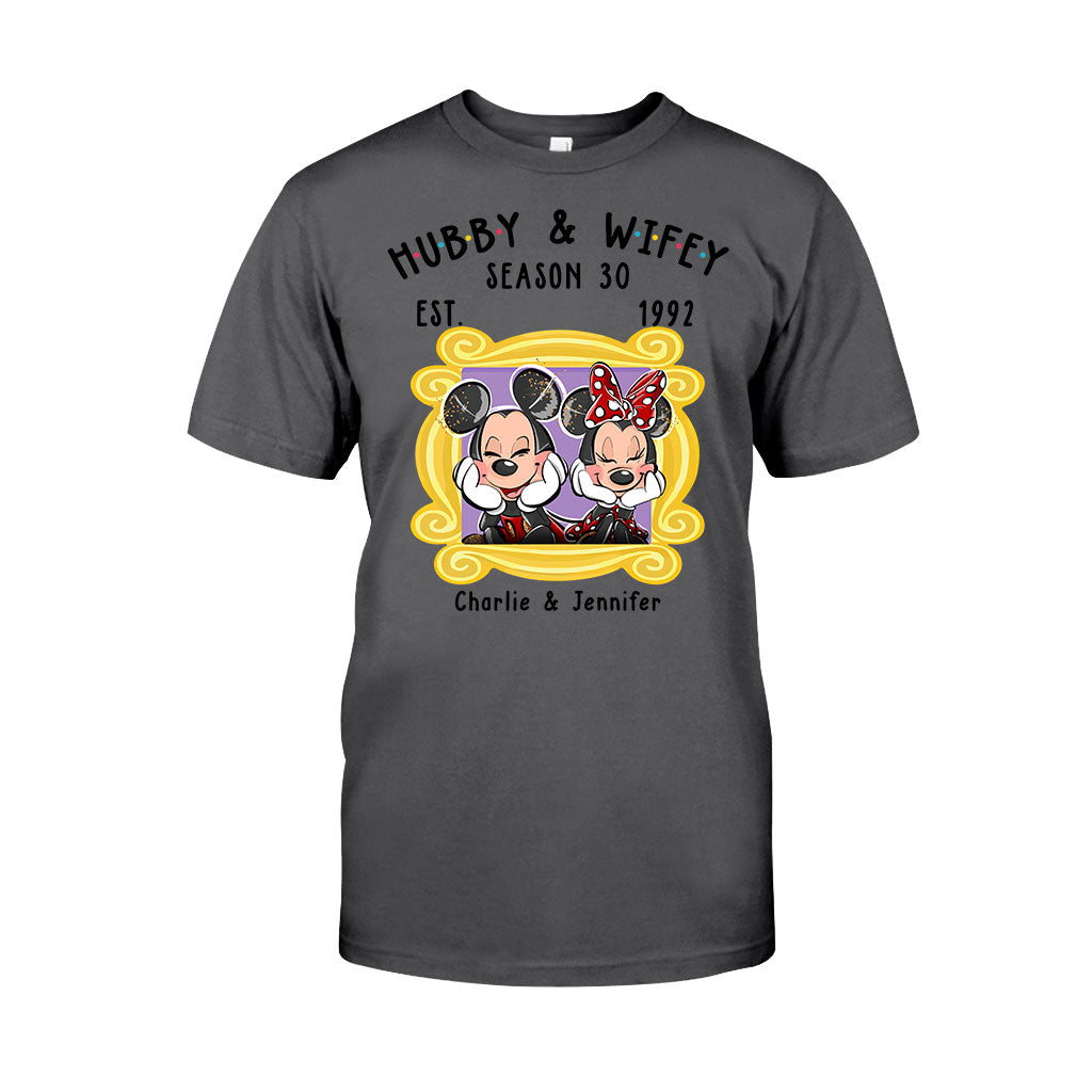 Personalized Couple T-shirt and Hoodie with Cute Design for Anniversary