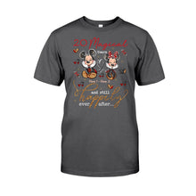 Load image into Gallery viewer, Personalized Couple T-shirt and Hoodie with Names for Anniversary Gift
