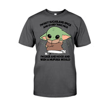 Load image into Gallery viewer, Personalized Sage and Hood T-shirt for Birthdays, Christmas
