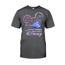 Load image into Gallery viewer, Personalized I'm Done Adulting T-shirt &amp; Hoodie Gift for Disney Lovers
