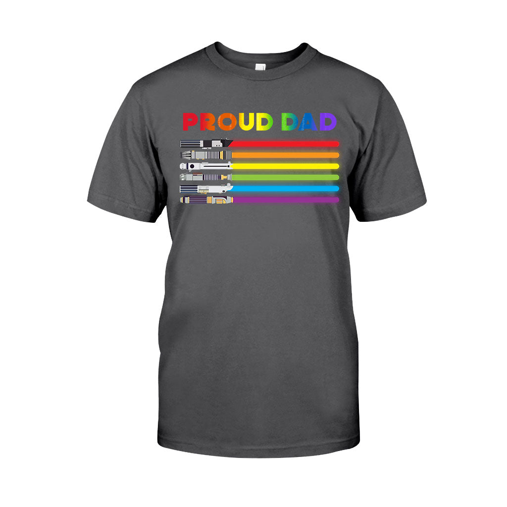 Personalized Proud Dad LGBT Support T-shirt & Hoodie Gift