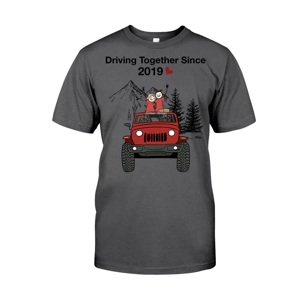 Personalized Couple Driving Together Since Shirt & Hoodie Gift