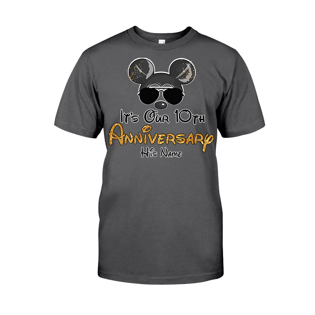 Personalized Anniversary T-shirt & Hoodie with Custom Names