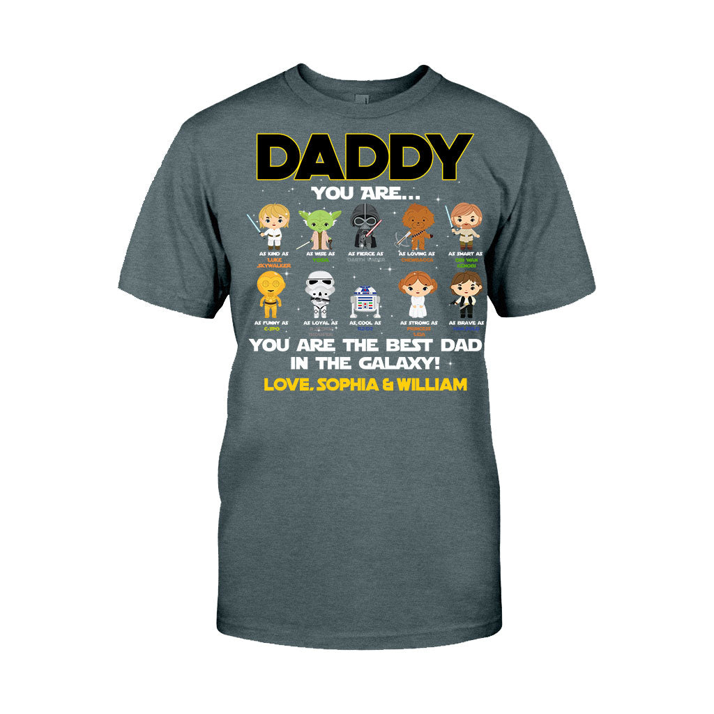 Personalized Father's Day T-shirt with Star Wars Design Gift for Dad