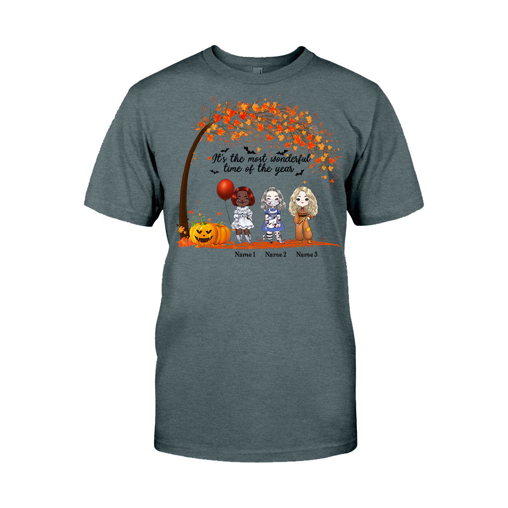 Personalized Halloween Bestie T-Shirt & Hoodie Gift for Friends