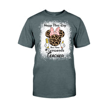 Load image into Gallery viewer, Personalized Teacher T-shirt &amp; Hoodie Happy First Day Gift
