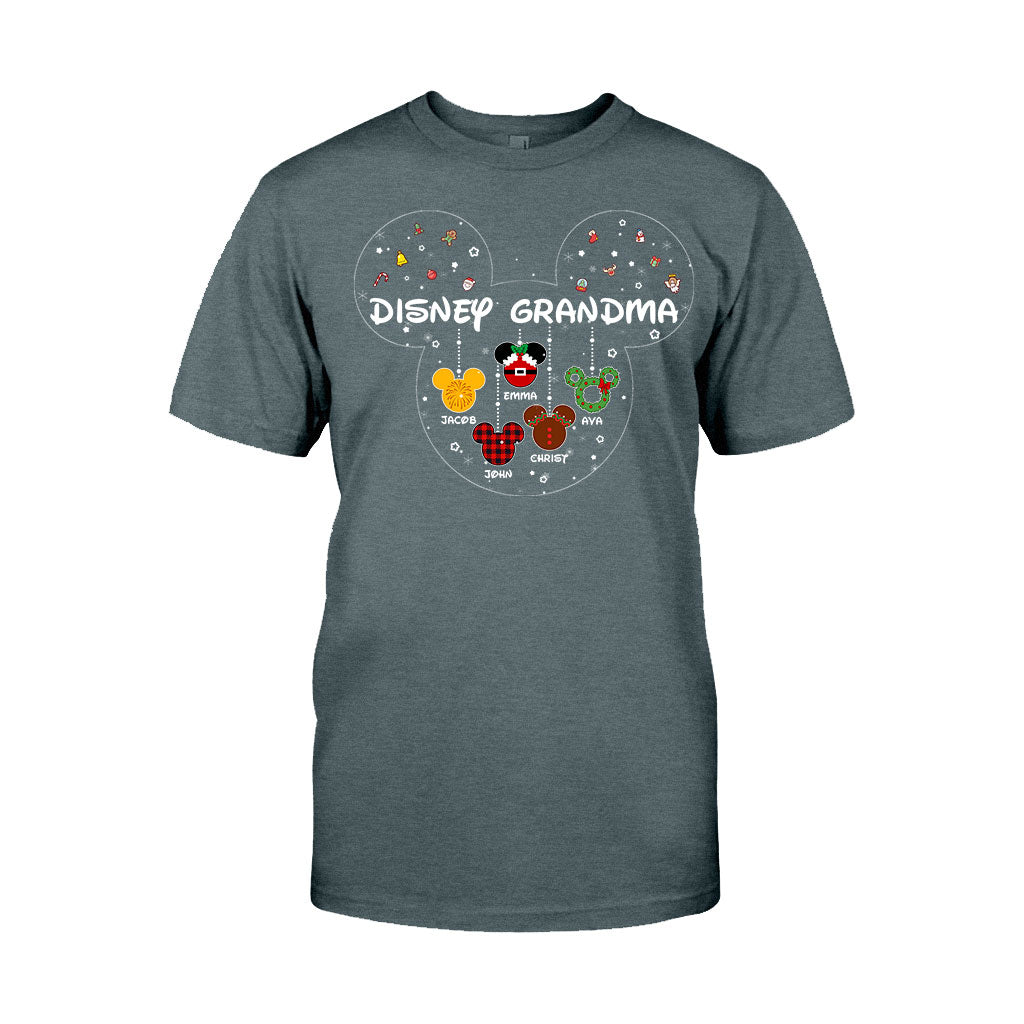 Personalized Christmas T-shirt and Hoodie for Grandma