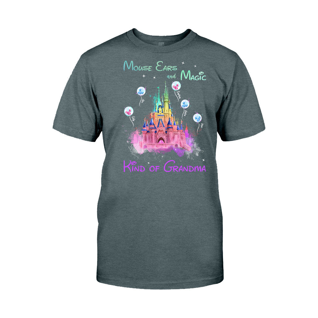Personalized Mouse Ears T-Shirt for Grandma | Custom Magic Gift