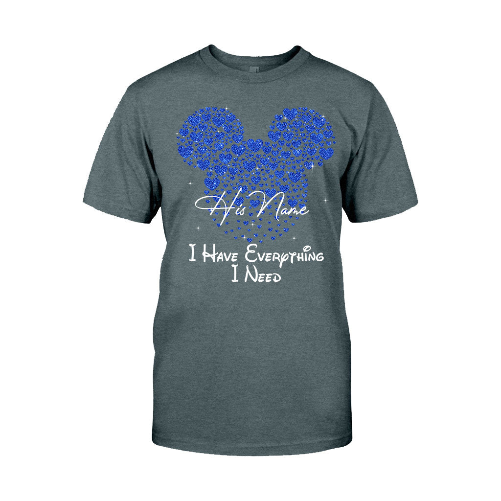 Personalized Mouse T-shirt & Hoodie Custom Name Gift for Couples