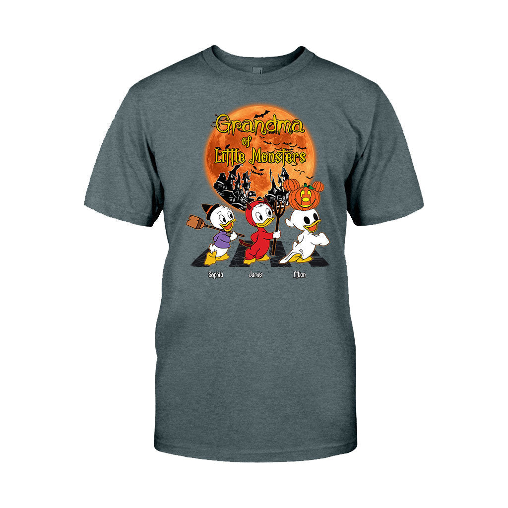 Personalized Grandma Of Little Monsters T-shirt & Hoodie for Halloween Gift