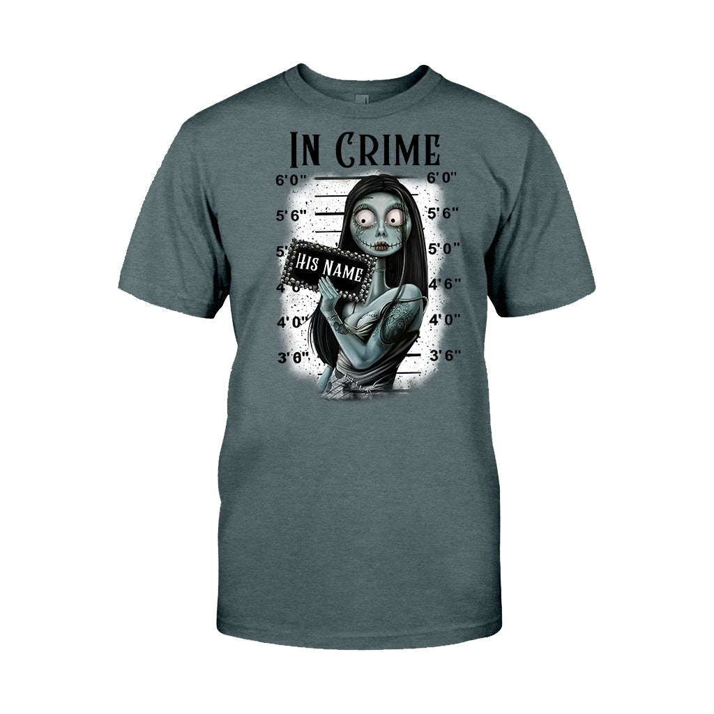 Personalized Partner In Crime T-shirt & Hoodie Gift for Couples