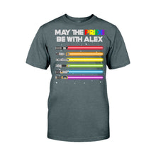 Load image into Gallery viewer, Personalized LGBT Pride T-shirt &amp; Hoodie with Custom Name
