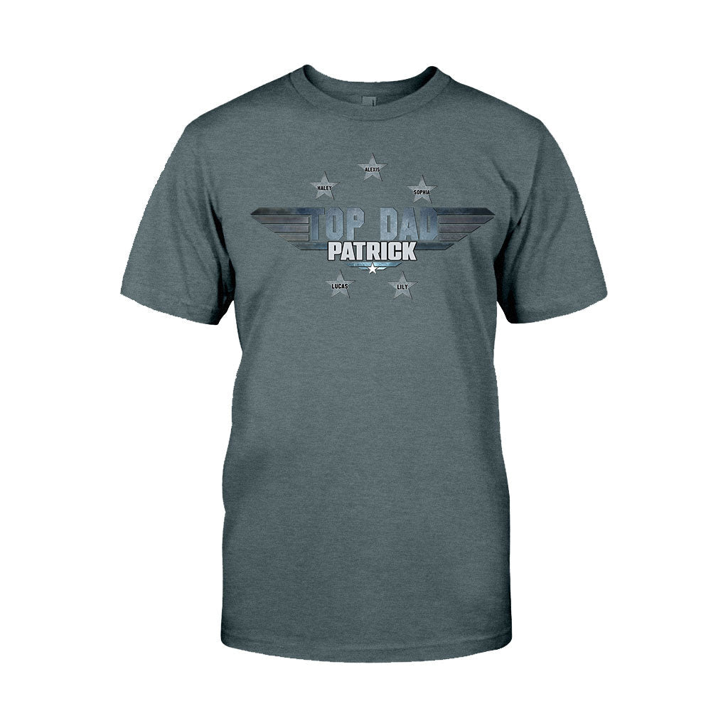 Personalized Top Dad T-shirt & Hoodie Gift with Custom Name