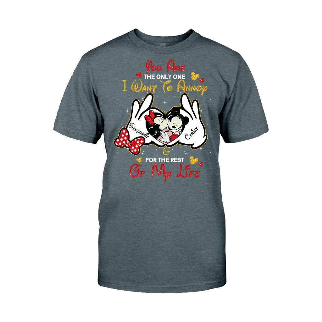 Personalized Couple T-shirt & Hoodie Custom Name Gift