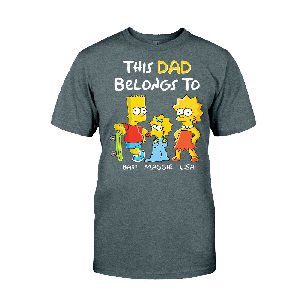Personalized Dad T-shirt Hoodie Custom Family Gift