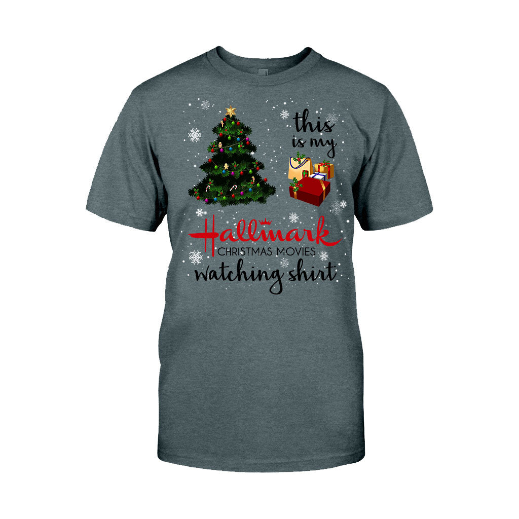 Personalized Hallmark Christmas Movies Watching T-shirt & Hoodie