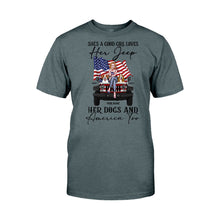 Load image into Gallery viewer, Personalized Independence Day T-Shirt &amp; Hoodie with Names for Jeep Lovers
