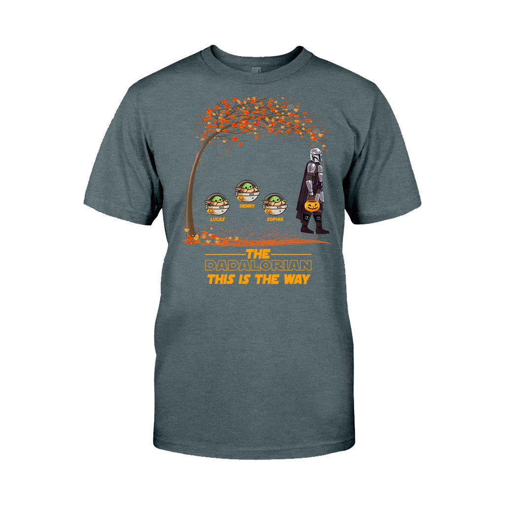 Personalized Halloween T-shirt & Hoodie The DADALORIAN Gift for Kids
