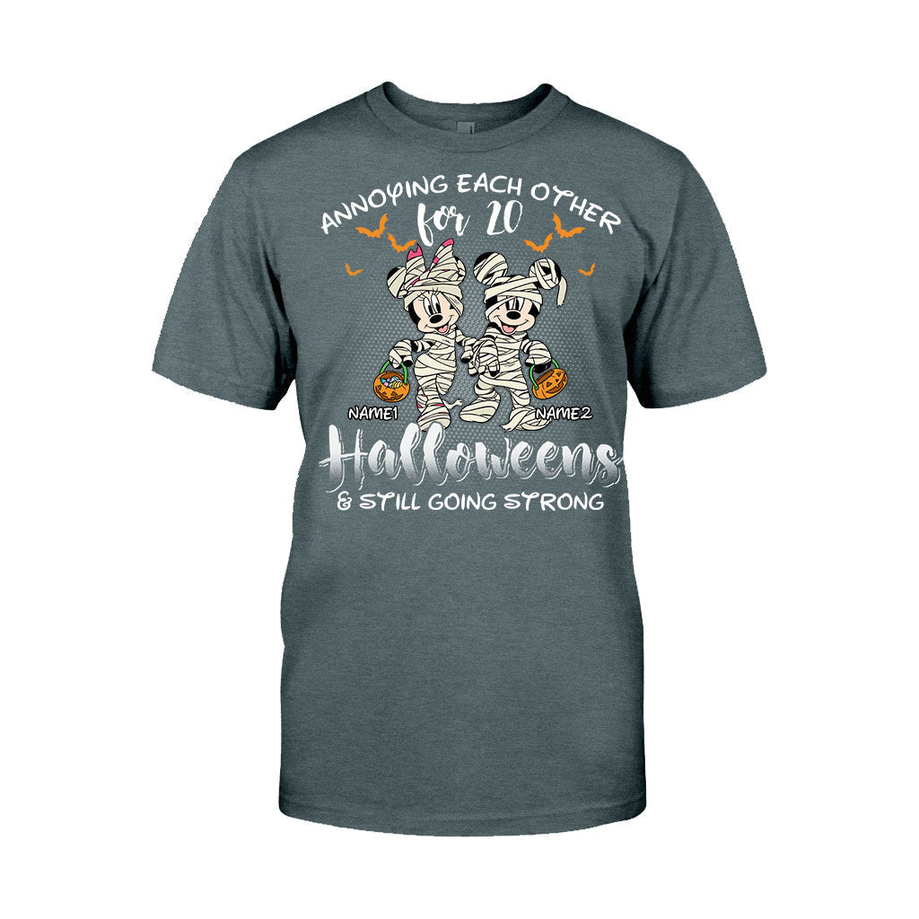 Personalized Halloween Mouse T-shirt & Hoodie Unique Couple Gift