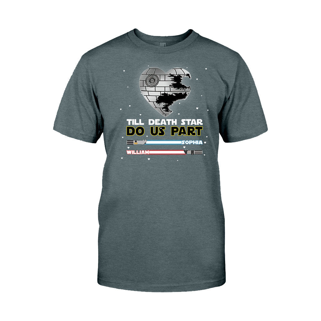 Personalized Till Death Star Do Us Part Couple T-shirt & Hoodie Gift