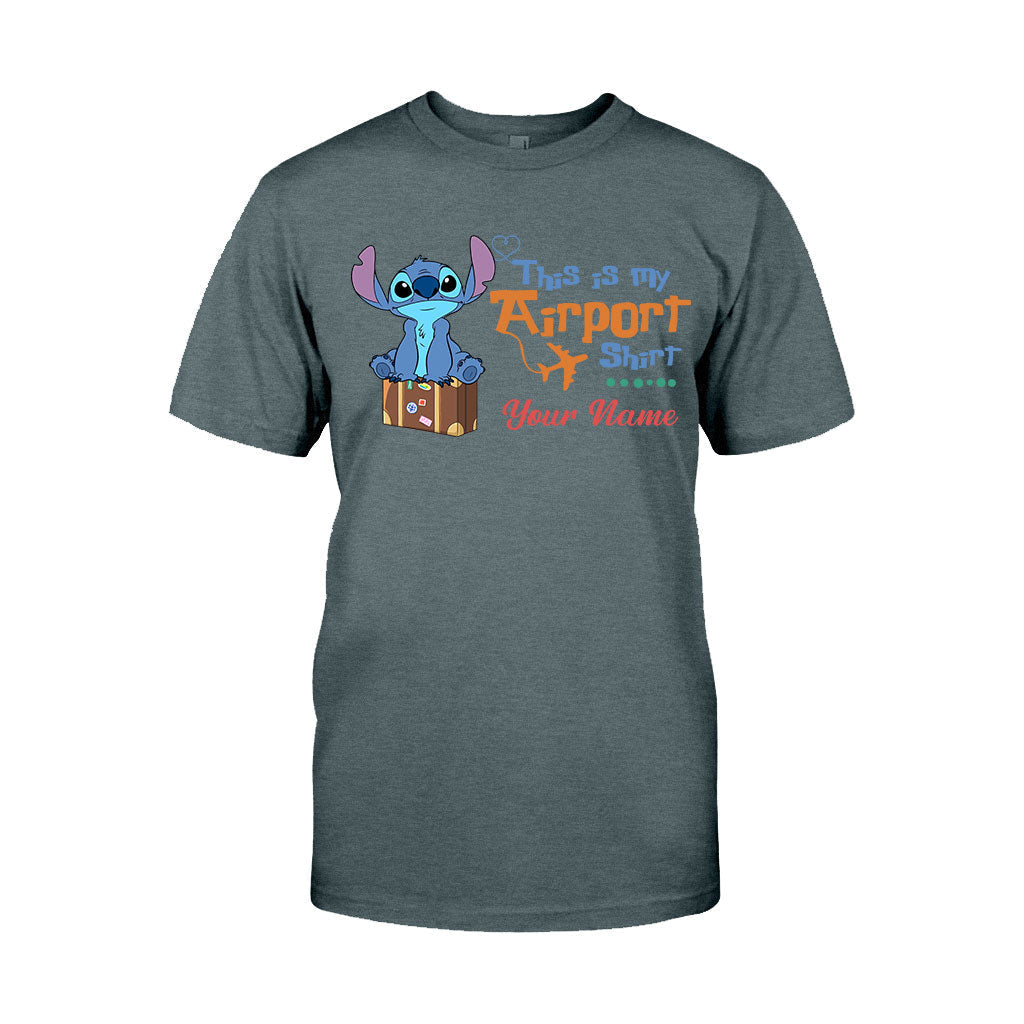 Personalized Ohana Airport T-shirt & Hoodie Custom Name Gift