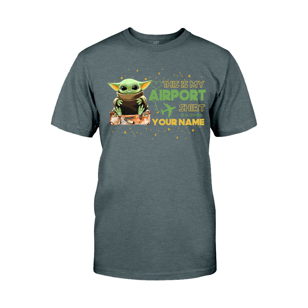 Personalized Airport Shirt Featuring Custom Name T-shirt & Hoodie