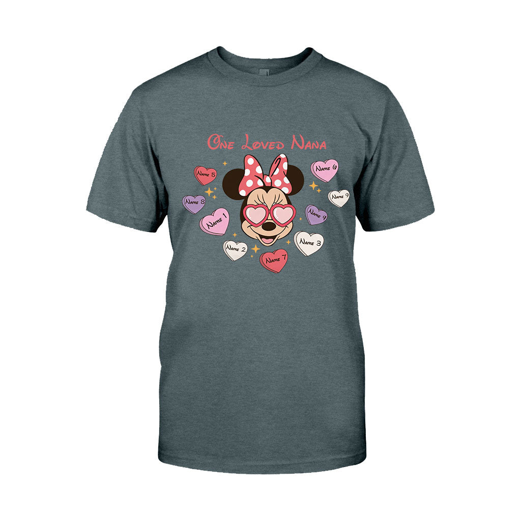 Personalized Valentine's Grandma T-Shirt & Hoodie Gift for Nana