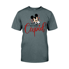 Load image into Gallery viewer, Personalized 'Not Today Cupid' T-shirt &amp; Hoodie for Her - Custom Name Gift
