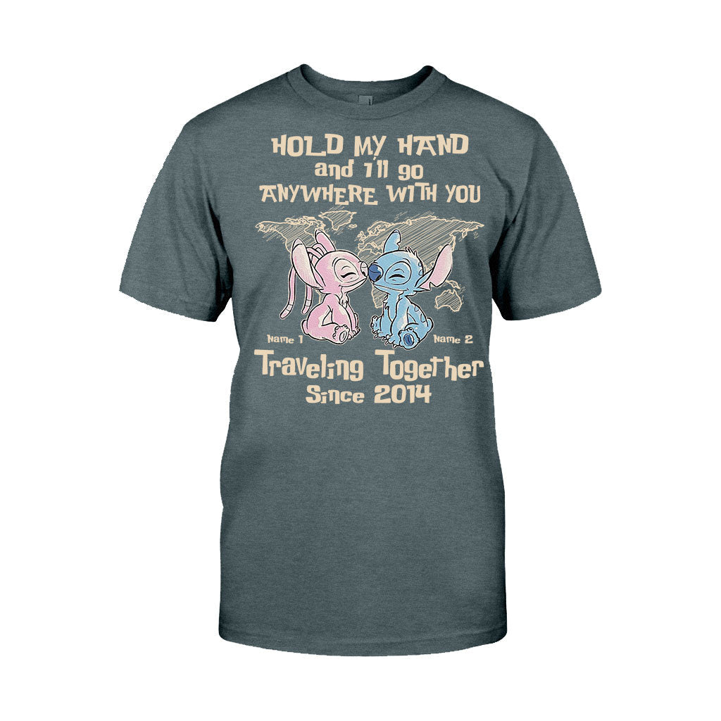 Personalized Couple Ohana T-Shirt & Hoodie Custom Names Gift