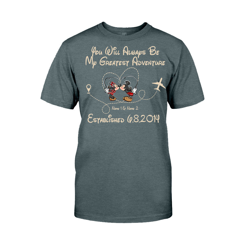 Personalized Couple Mouse T-shirt & Hoodie Gift for Valentine’s Day
