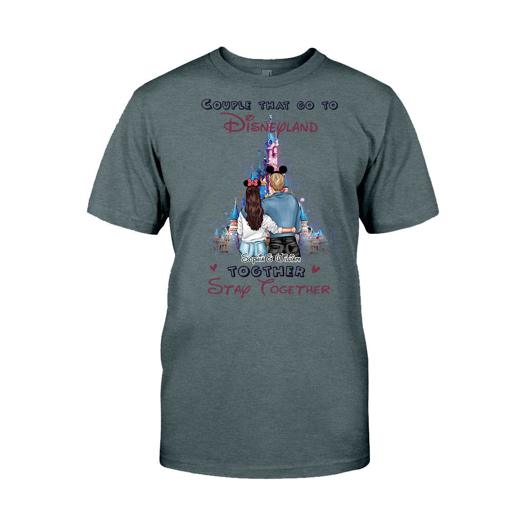 Personalized Disneyland Couple T-shirt & Hoodie Gift for Couples