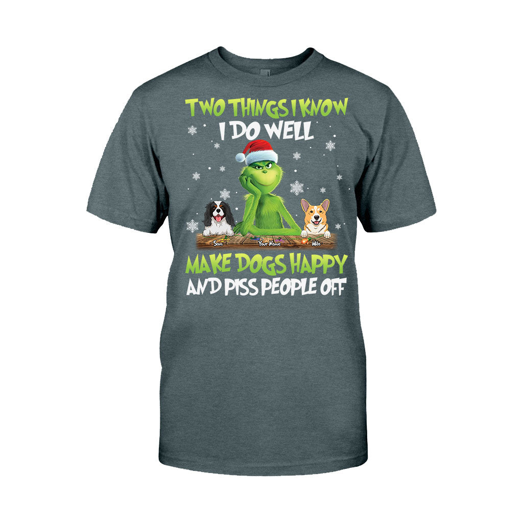 Personalized Grinch Christmas T-Shirt & Hoodie Gift for Dog Lovers