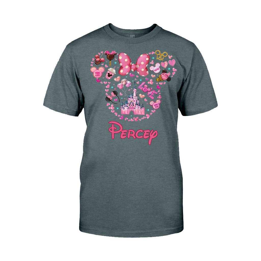 Personalized Christmas Mouse T-shirt & Hoodie Custom Name Gift