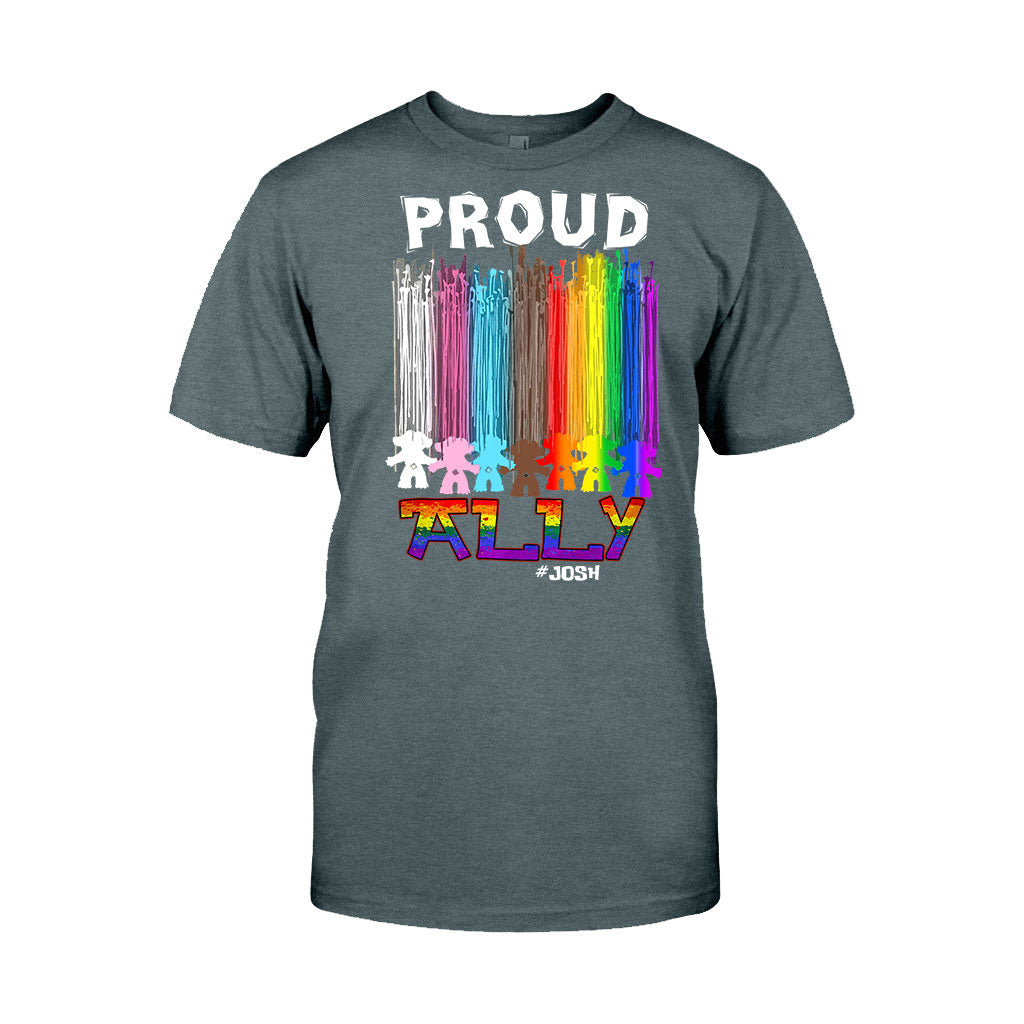 Personalized Proud Ally LGBT T-shirt & Hoodie for Everyone