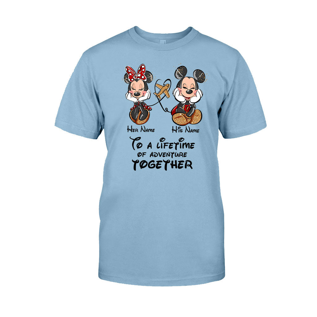 Personalized Disney Adventure T-shirt & Hoodie for Couples