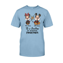 Load image into Gallery viewer, Personalized Disney Adventure T-shirt &amp; Hoodie for Couples
